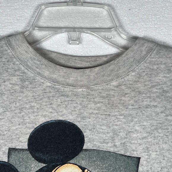 The Disney Catalog Vintage Mickey Mouse Sweatshirt Adult 2XL‎ Gray Crewneck - Picture 6 of 11